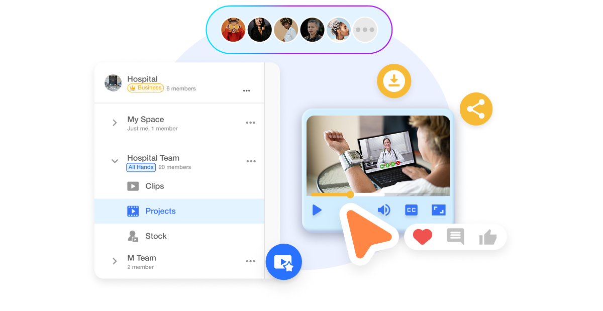 Visla’s health education campaign video creator helps create app tutorials, PSA videos, and wellness explainers all in one platform.
